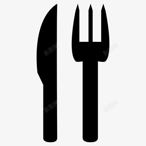 采购产品银器餐具吃的图标svg_新图网 https://ixintu.com 刀 叉子 吃的 采购产品银器 食物 餐具 餐厅