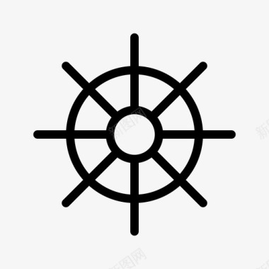 船轮海航行图标图标