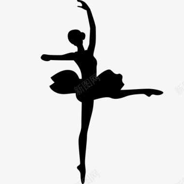 芭蕾舞演员剧院人歌剧服装图标图标