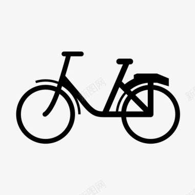 自行车踏板交通工具轮子图标图标