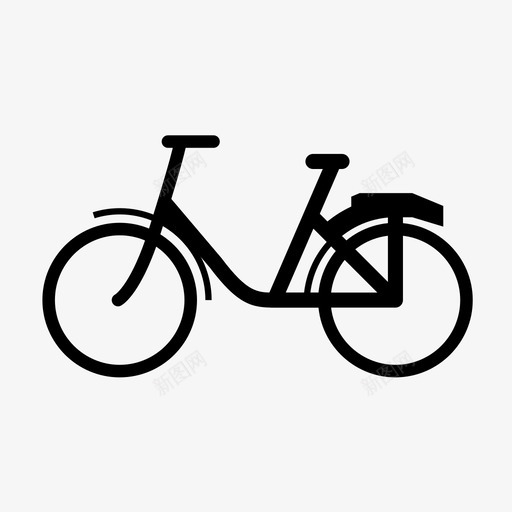 自行车踏板交通工具轮子图标svg_新图网 https://ixintu.com 交通工具 自行车 踏板 轮子