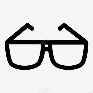 眼镜视力镜片图标图标