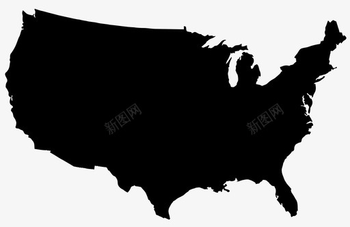 美国国家地理地图图标图标