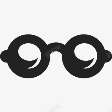 眼镜双焦点视力阅读视野图标图标