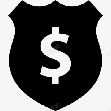 安全支付银行美元符号图标图标