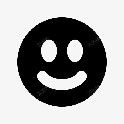 快乐表情情绪脸好图标svg_新图网 https://ixintu.com 好 微笑 快乐 情绪 脸 表情