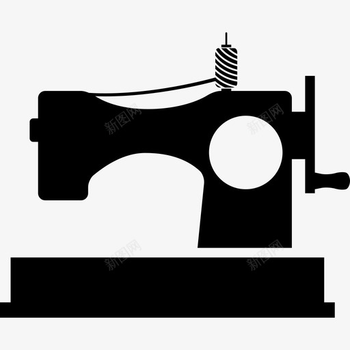 时尚的线轴经典的缝纫工具图标svg_新图网 https://ixintu.com 时尚的线轴 经典的缝纫工具