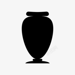 易碎的玻璃花瓶花瓶古代陶瓷图标高清图片