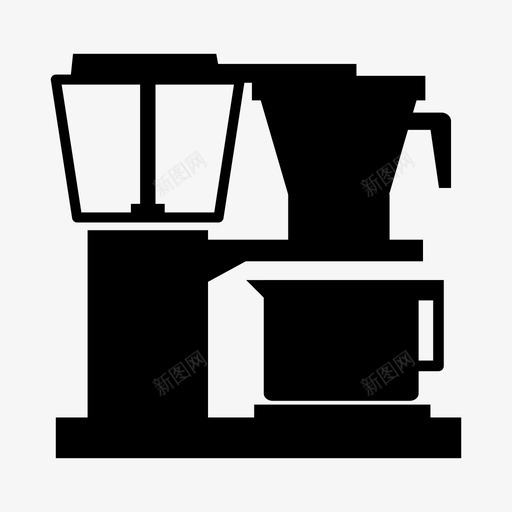 咖啡壶咖啡因咖啡机图标svg_新图网 https://ixintu.com 主人 咖啡因 咖啡壶 咖啡机 摩卡咖啡 早上好