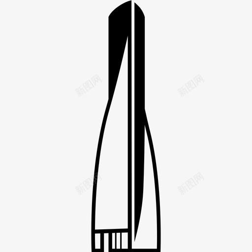 太空塔建筑马德里图标svg_新图网 https://ixintu.com 太空塔 建筑 摩天大楼 西班牙 马德里