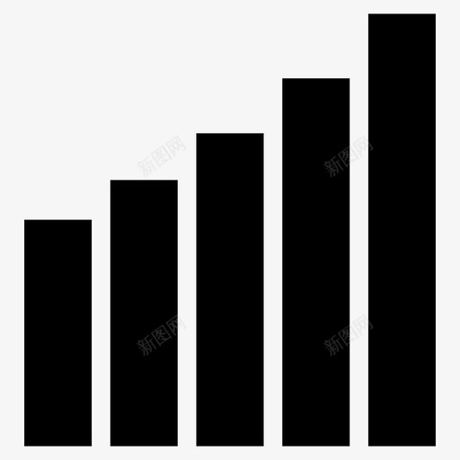 柱状图数据信息图标svg_新图网 https://ixintu.com 信息 数据 柱状图 统计