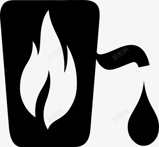 消火栓滴水应急图标svg_新图网 https://ixintu.com 应急 水 消火栓 消防桶 液体 滴水 灭火器