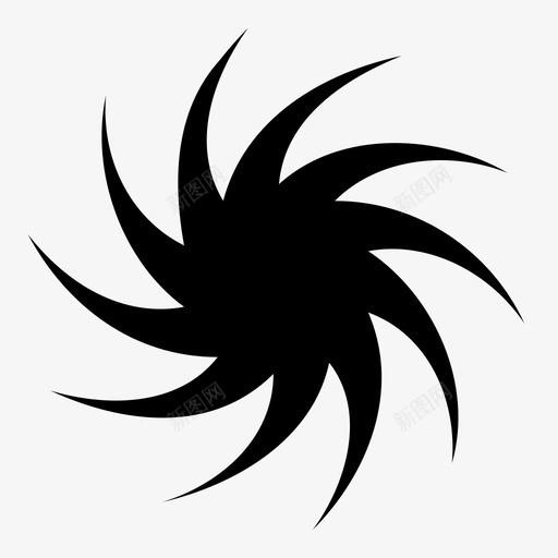 恒星黑洞螺旋图标svg_新图网 https://ixintu.com 恒星 漩涡 螺旋 黑洞