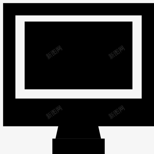显示器平板电视等离子图标svg_新图网 https://ixintu.com 平板电视 显示器 电视 等离子 视频