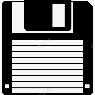 软盘计算机数据文件追溯图标图标