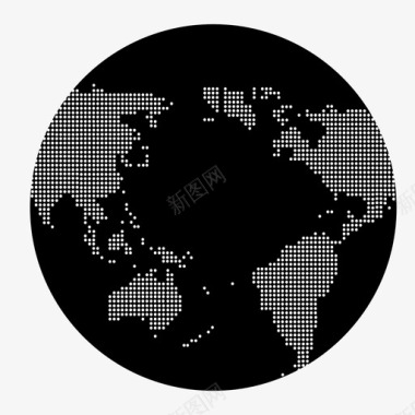 地球大陆行星图标图标