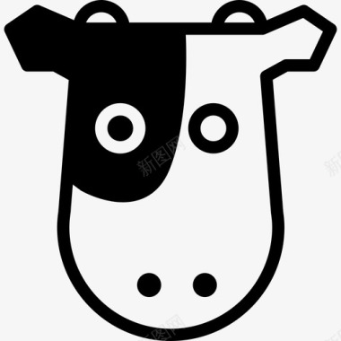 牛额头动物几个图标图标