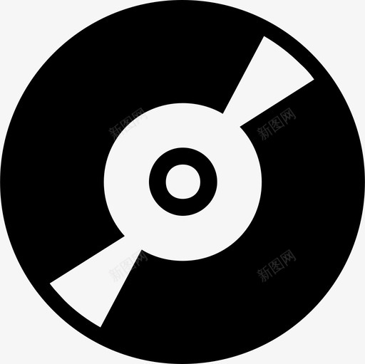光碟电脑电子音乐科技图标svg_新图网 https://ixintu.com 光碟 现代象形图 电子 电脑 科技 音乐