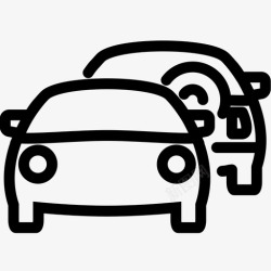 置换汽车换车置换道路图标高清图片