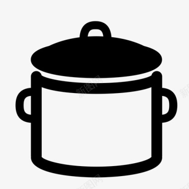 烹饪锅厨师瓦罐图标图标