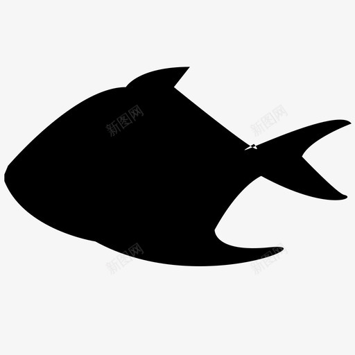 庞巴诺鱼海洋海洋动物海洋生物图标svg_新图网 https://ixintu.com 庞巴诺 水 海洋 海洋动物 海洋生物 鱼