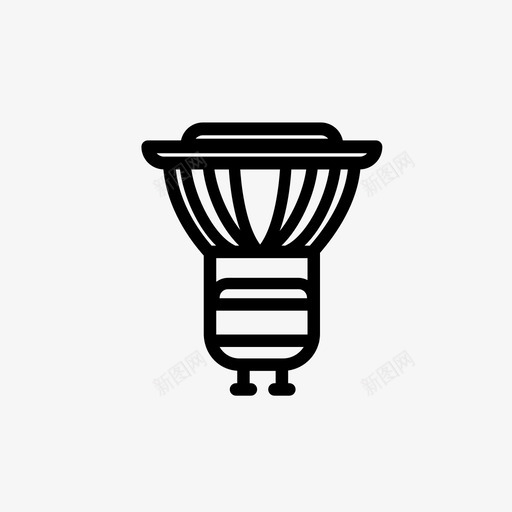 led灯泡电力能源图标svg_新图网 https://ixintu.com led灯泡 可持续发展 电力 能源