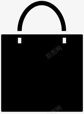 购物袋手提袋商业图标图标