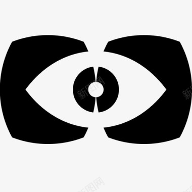 虚拟现实眼睛眼球图标图标