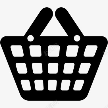 购物篮结账台杂货店图标图标