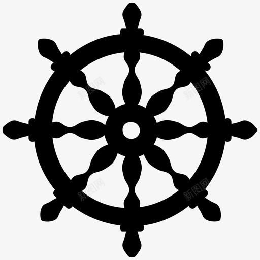 船轮海航行图标svg_新图网 https://ixintu.com 巡航 掌舵 海 海洋 航海 航行 船 船轮 驾驶