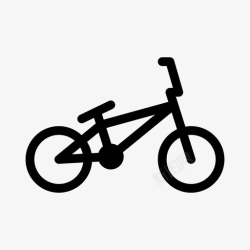 特技车宝马车轮技巧自行车图标高清图片