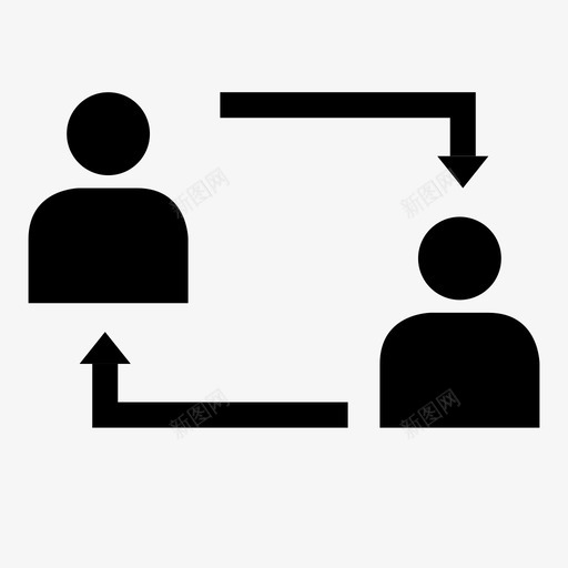 协作协同共享图标svg_新图网 https://ixintu.com 伙伴关系 共享 协作 协同 合作 同行评估 团队合作 妥协 网络