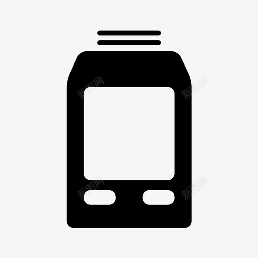 有轨电车公共交通乘坐图标svg_新图网 https://ixintu.com 乘坐 公共交通 地铁 有轨电车 火车