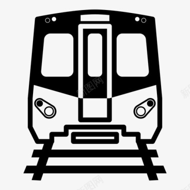 地铁轨道火车图标图标