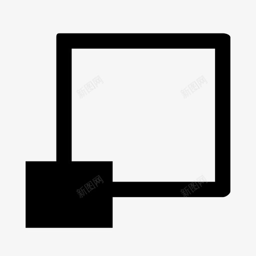 最大化长方形正方形图标svg_新图网 https://ixintu.com 最大化 正方形 窗口 长方形