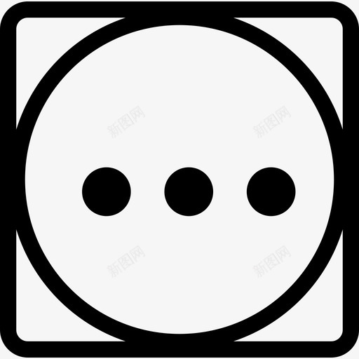 洗衣符号三个圆点内有一个正方形标牌洗衣指南图标svg_新图网 https://ixintu.com 标牌 洗衣指南 洗衣符号三个圆点内有一个正方形