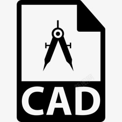 CAD格式的CAD文件格式Cad文件格式符号技术文件格式图标高清图片