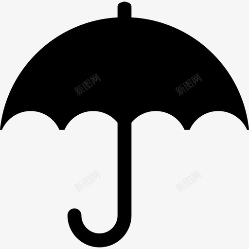伞气候保护图标svg_新图网 https://ixintu.com 伞 保护 气候 水 潮湿 雨 风暴