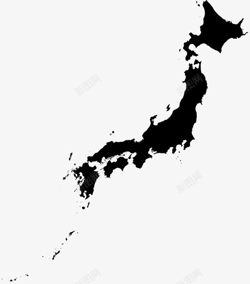 日本亚洲国家图标svg_新图网 https://ixintu.com 亚洲 位置 国家 地图 地点 地理 岛屿 日本