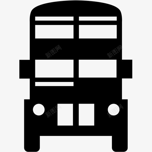 双层巴士英国旅游图标svg_新图网 https://ixintu.com 交通 公共交通 公共汽车 双层巴士 新加坡 旅游 英国 街道 道路