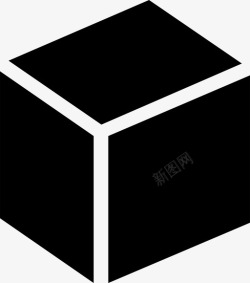 Makerbot长方体3d立方体图标高清图片