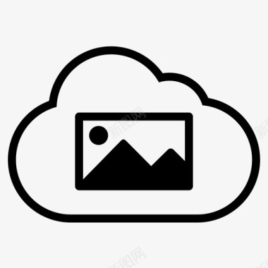 云图像照片图标图标
