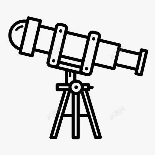 望远镜天文学镜头图标svg_新图网 https://ixintu.com 变焦 天文学 星星 望远镜 研究 观察 观星 超越无限 镜头