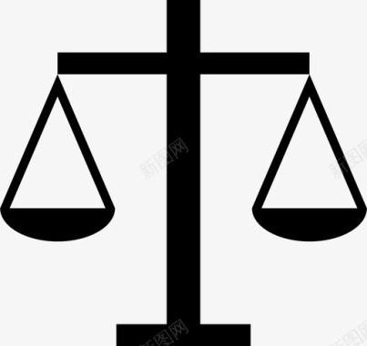 司法人道主义法官法治规模图标图标