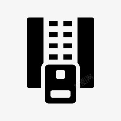 zipperzip文档文件zip文件图标高清图片