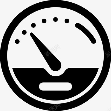 仪表气压表刻度盘指示器液位计图标图标
