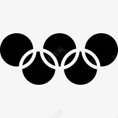 奥运会标志体育几个图标图标