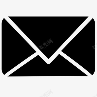 信封信件邮件邮局邮票图标图标