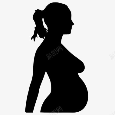 怀孕婴儿出生图标图标