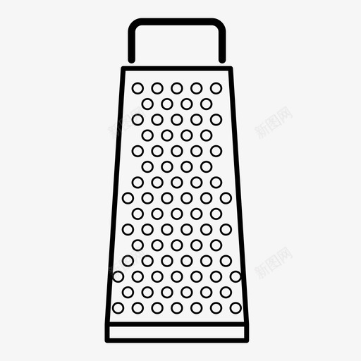 磨碎机奶酪厨师图标svg_新图网 https://ixintu.com 厨师 厨房 器具 奶酪 烹饪 磨碎机 设备 食物